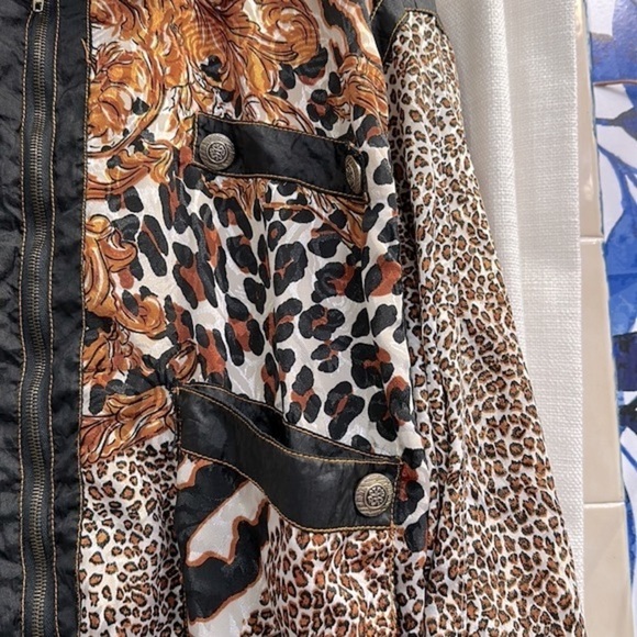 Vintage Clipper Bay Long Sleeve Polyester Animal Print Track Suit Jacket… - Picture 5 of 7